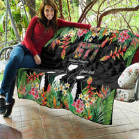 671 Guam Personalised Quilt Latte Stone and Tropical Flowers LT9 - Polynesian Pride