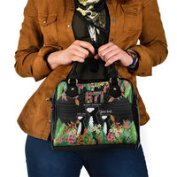 671 Guam Personalised Shoulder Handbag Latte Stone and Tropical Flowers LT9 - Polynesian Pride