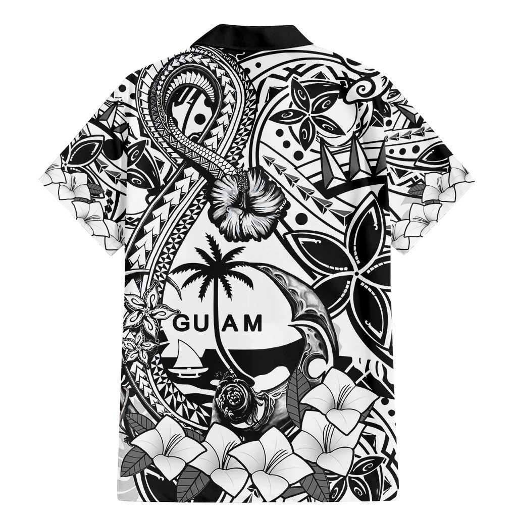 Guam Hafa Adai Guasali Flowers Family Matching Mermaid Dress and Hawaiian Shirt LT9 - Polynesian Pride