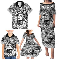 Guam Hafa Adai Guasali Flowers Family Matching Puletasi and Hawaiian Shirt LT9 - Polynesian Pride