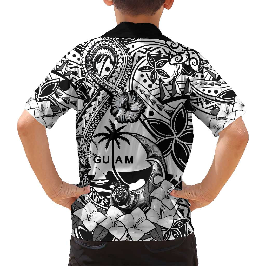 Guam Hafa Adai Guasali Flowers Family Matching Tank Maxi Dress and Hawaiian Shirt LT9 - Polynesian Pride