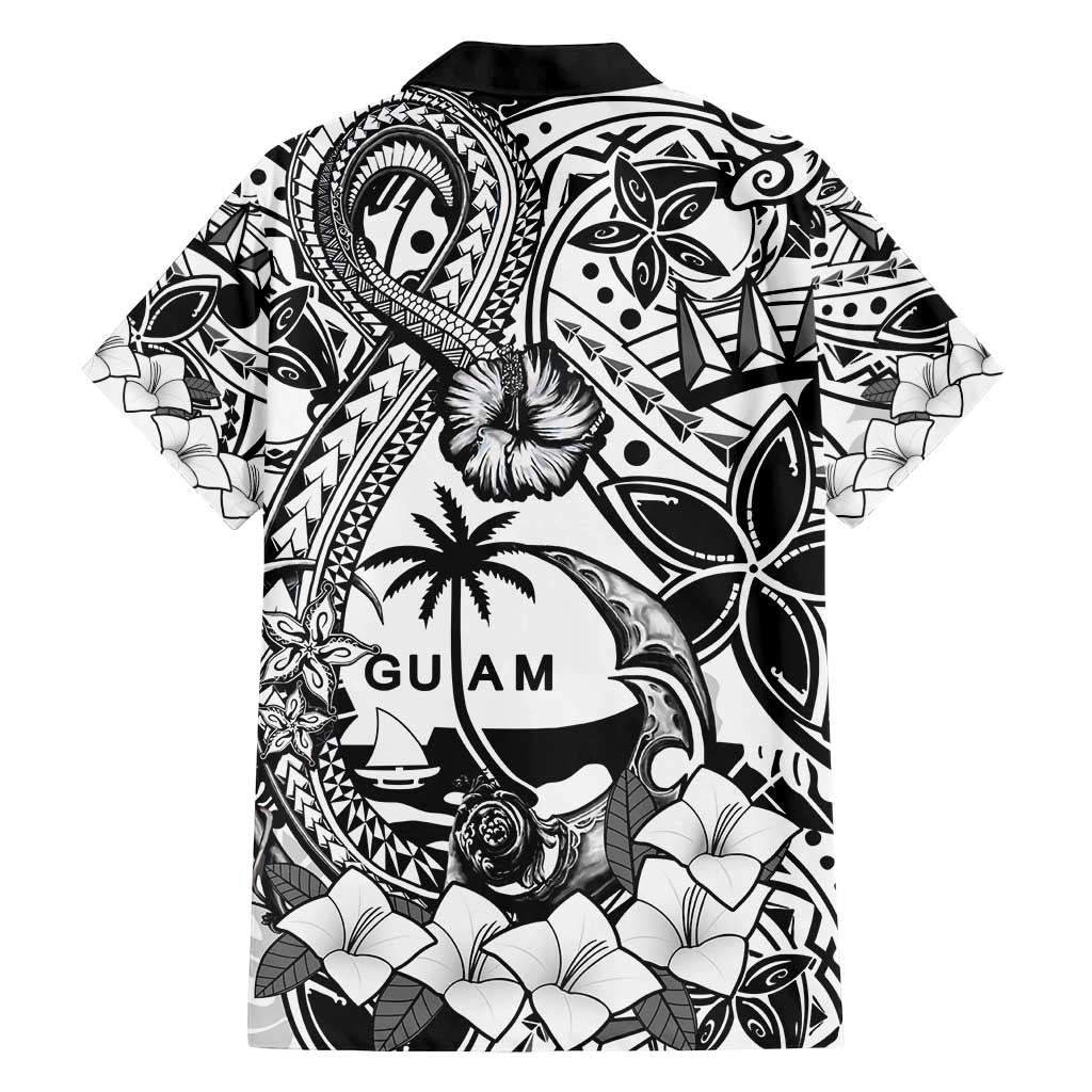 Guam Hafa Adai Guasali Flowers Family Matching Tank Maxi Dress and Hawaiian Shirt LT9 - Polynesian Pride
