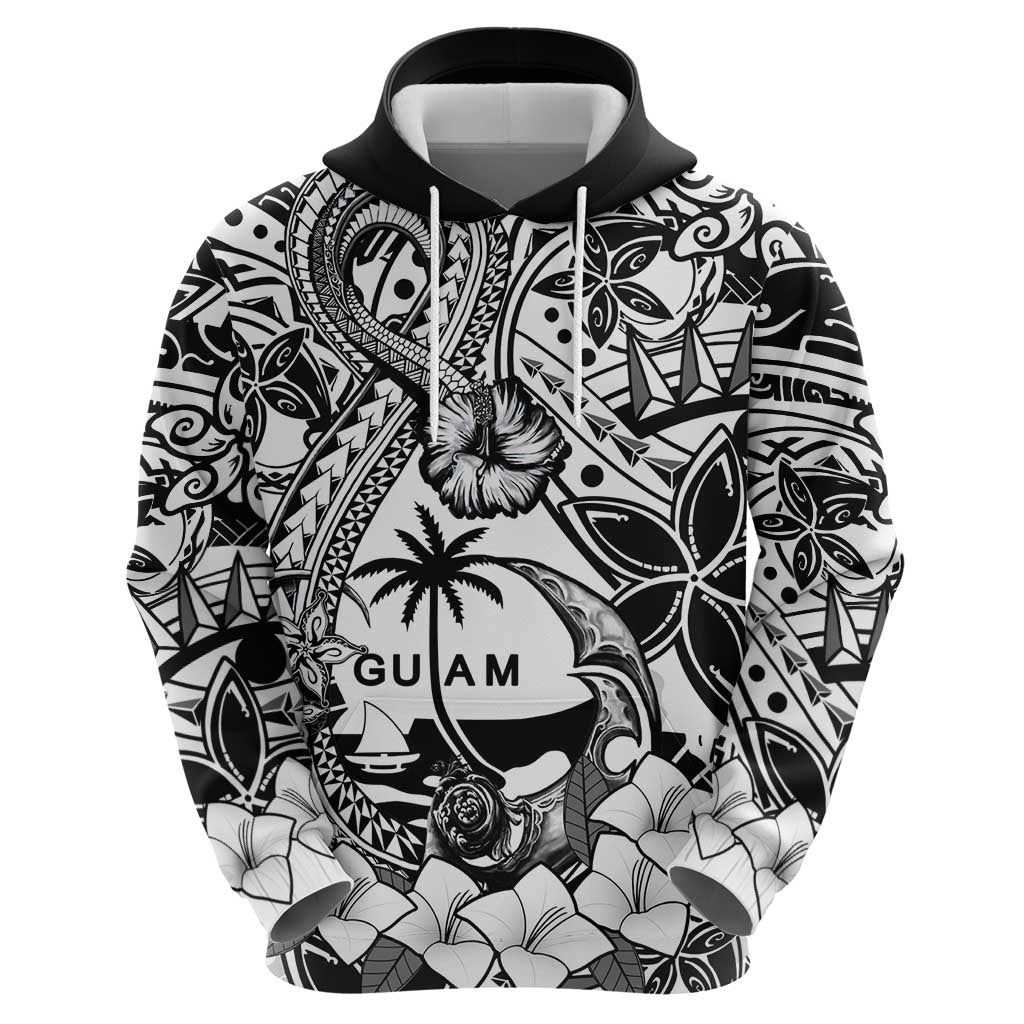 Guam Hafa Adai Guasali Flowers Zip Hoodie