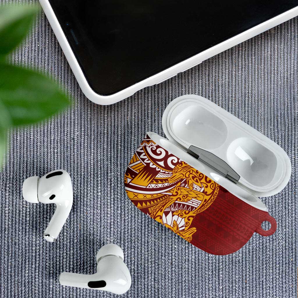 Couple Dolphins Maori Motif AirPods Case - Polynesian Pride