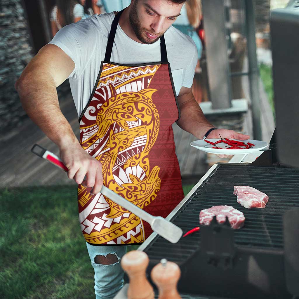Couple Dolphins Maori Motif Apron - Polynesian Pride