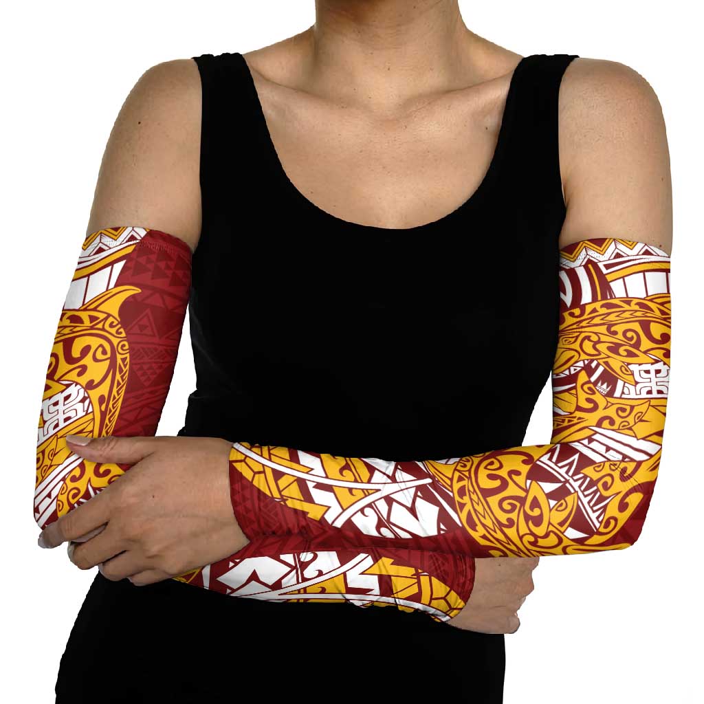 Couple Dolphins Maori Motif Arm Sleeves - Polynesian Pride