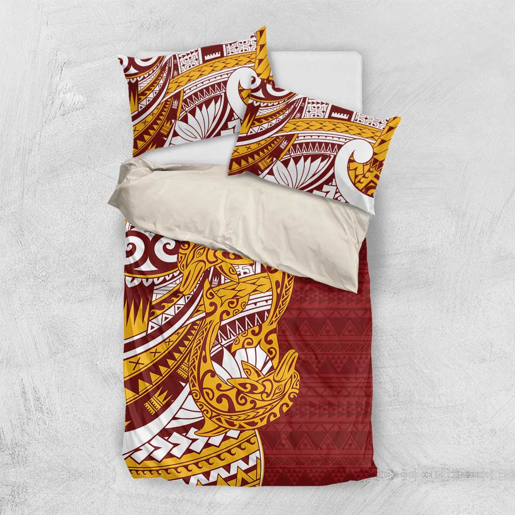 Couple Dolphins Maori Motif Bedding Set - Polynesian Pride
