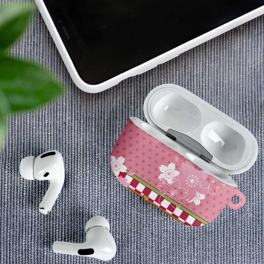 Japanese Asanoha Pattern AirPods Case Charm Against Evil Spirits - Polynesian Pride