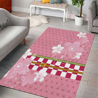 Japanese Asanoha Pattern Area Rug Charm Against Evil Spirits - Polynesian Pride