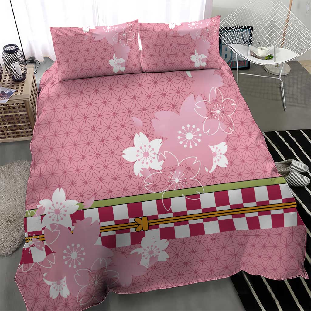 Japanese Asanoha Pattern Bedding Set Charm Against Evil Spirits - Polynesian Pride