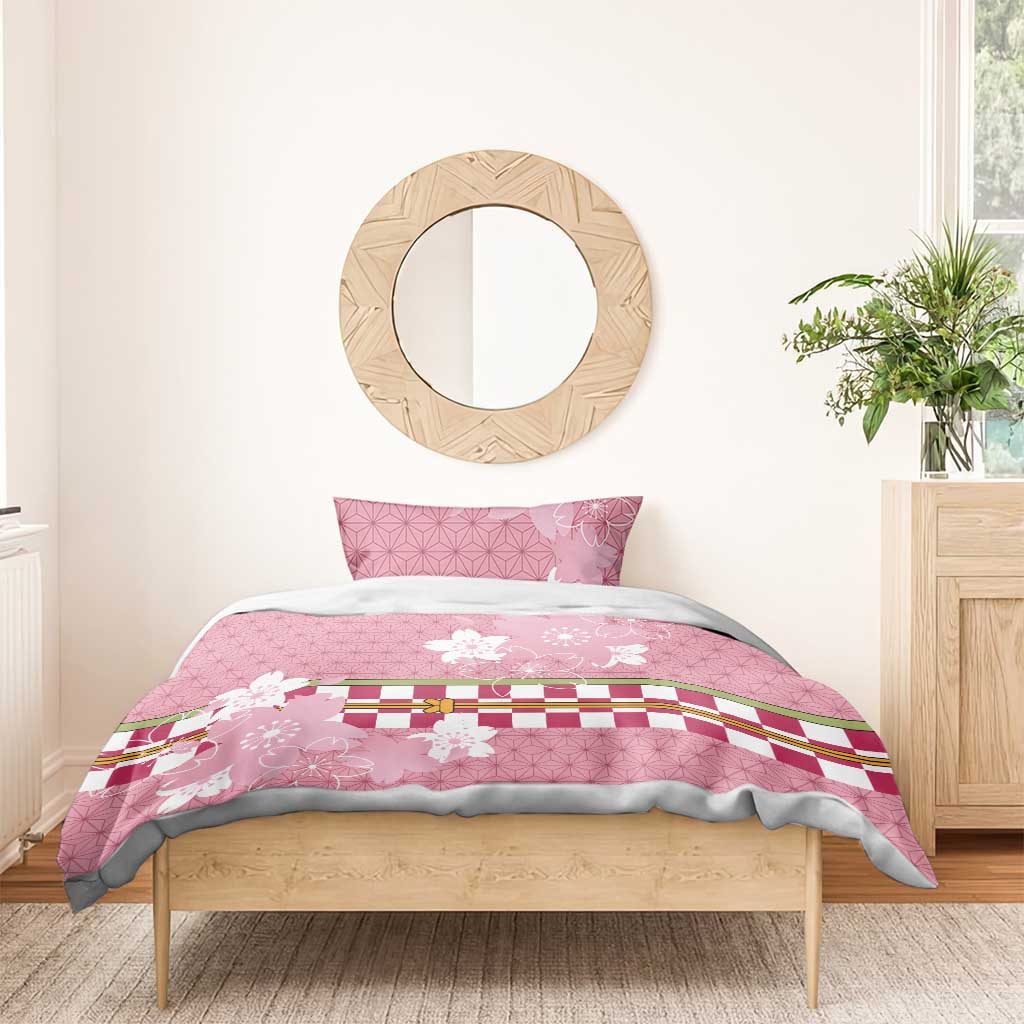 Japanese Asanoha Pattern Bedding Set Charm Against Evil Spirits - Polynesian Pride