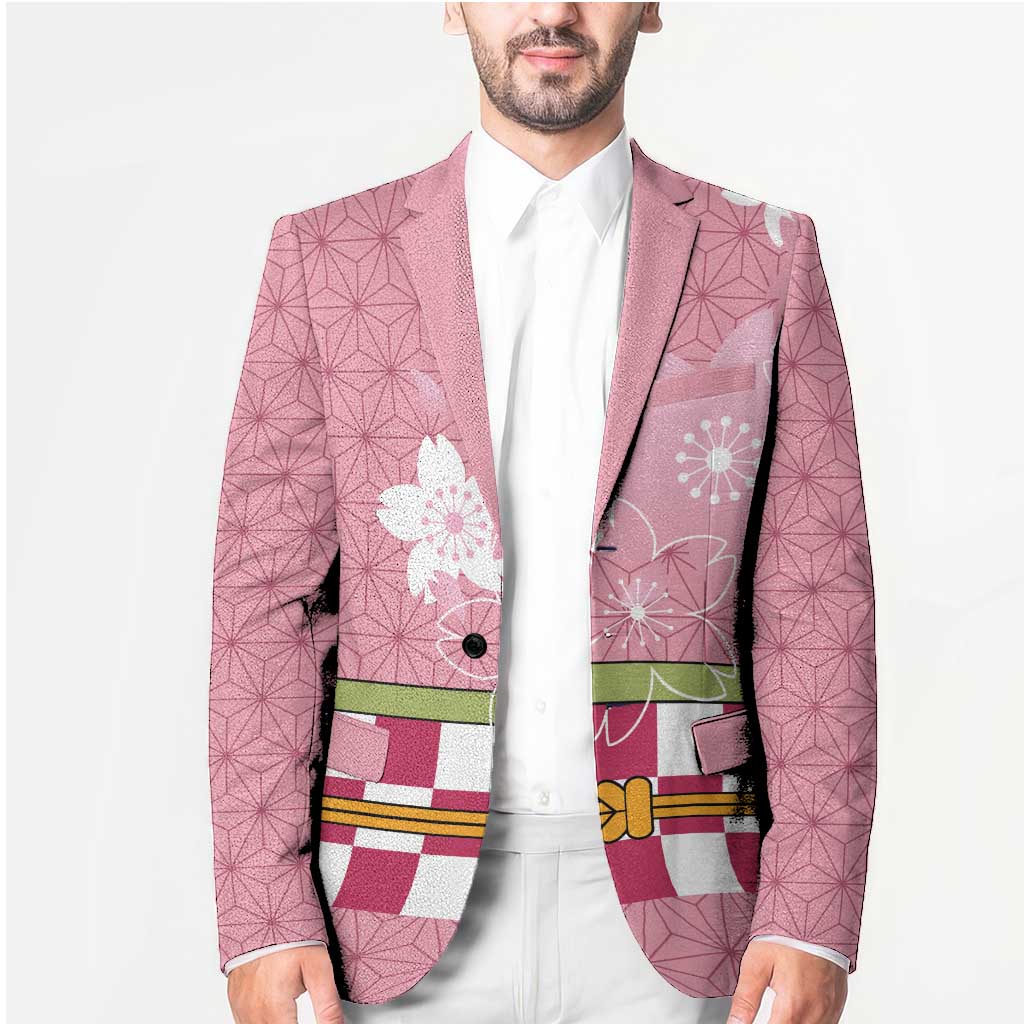 Japanese Asanoha Pattern Blazer Charm Against Evil Spirits - Polynesian Pride