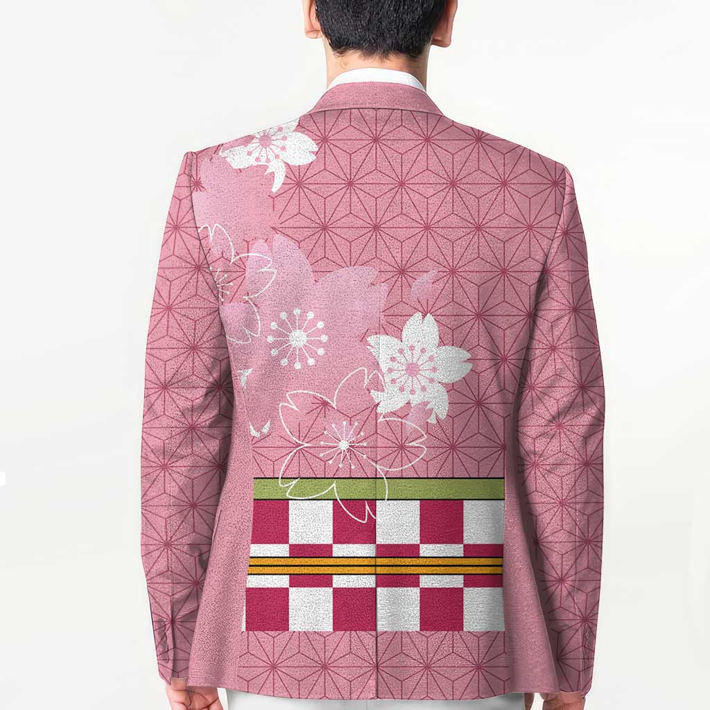 Japanese Asanoha Pattern Blazer Charm Against Evil Spirits - Polynesian Pride