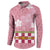 Japanese Asanoha Pattern Button Sweatshirt Charm Against Evil Spirits - Polynesian Pride