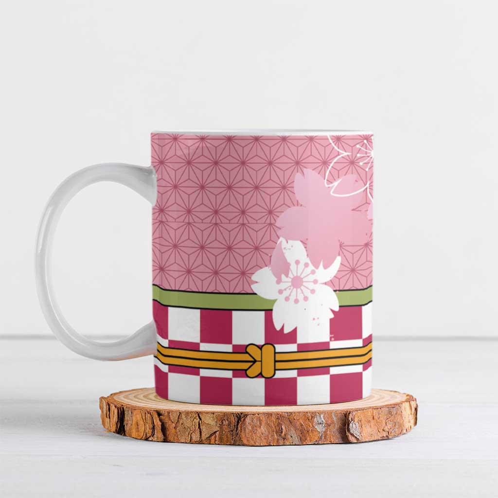 Japanese Asanoha Pattern Ceramic Mug Charm Against Evil Spirits - Polynesian Pride