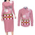Japanese Asanoha Pattern Couples Matching Long Sleeve Bodycon Dress and Long Sleeve Button Shirt Charm Against Evil Spirits - Polynesian Pride