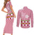 Japanese Asanoha Pattern Couples Matching Short Sleeve Bodycon Dress and Long Sleeve Button Shirt Charm Against Evil Spirits - Polynesian Pride