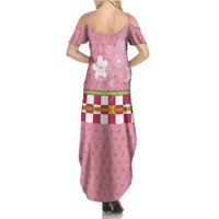 Japanese Asanoha Pattern Family Matching Summer Maxi Dress and Hawaiian Shirt Charm Against Evil Spirits LT9 - Polynesian Pride