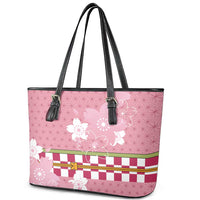 Japanese Asanoha Pattern Leather Tote Bag Charm Against Evil Spirits LT9 - Polynesian Pride