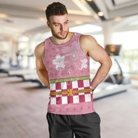 Japanese Asanoha Pattern Men Tank Top Charm Against Evil Spirits - Polynesian Pride