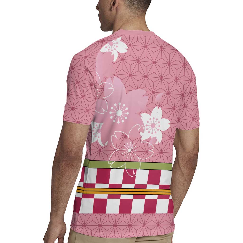 Japanese Asanoha Pattern Rugby Jersey Charm Against Evil Spirits - Polynesian Pride