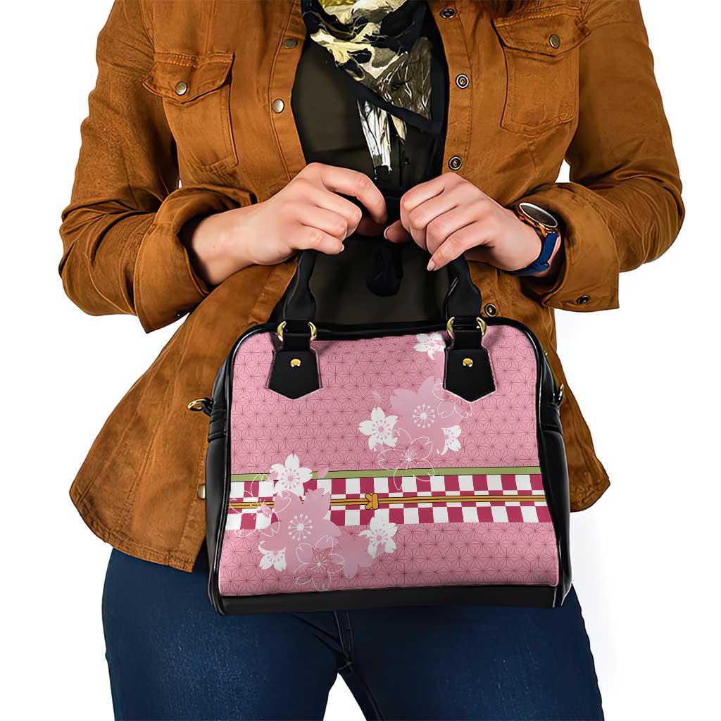 Japanese Asanoha Pattern Shoulder Handbag Charm Against Evil Spirits - Polynesian Pride