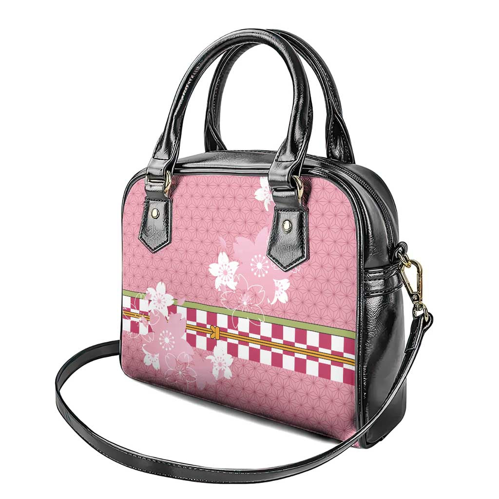 Japanese Asanoha Pattern Shoulder Handbag Charm Against Evil Spirits - Polynesian Pride
