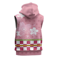 Japanese Asanoha Pattern Sleeveless Hoodie Charm Against Evil Spirits - Polynesian Pride