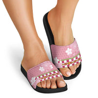 Japanese Asanoha Pattern Slide Sandals Charm Against Evil Spirits - Polynesian Pride