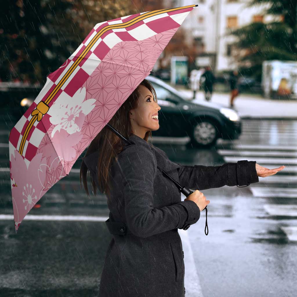 Japanese Asanoha Pattern Umbrella Charm Against Evil Spirits - Polynesian Pride