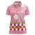 Japanese Asanoha Pattern Women Polo Shirt Charm Against Evil Spirits - Polynesian Pride