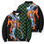 Japanese Asanoha Pattern Bomber Puffer Jacket Sun Flame Slayer Dragon Hinokami Kagura Spirit - Polynesian Pride