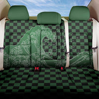 Japanese Asanoha Pattern Back Car Seat Cover Water Breathing Slayer Dragon LT9 One Size Green - Polynesian Pride