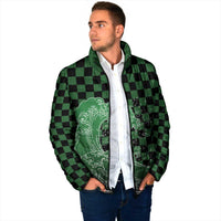 Japanese Asanoha Pattern Padded Jacket Water Breathing Slayer Dragon - Polynesian Pride