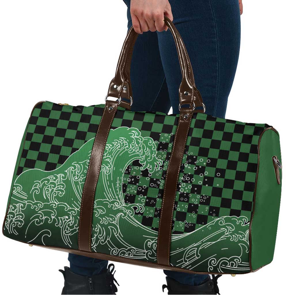Japanese Asanoha Pattern Travel Bag Water Breathing Slayer Dragon LT9 - Polynesian Pride