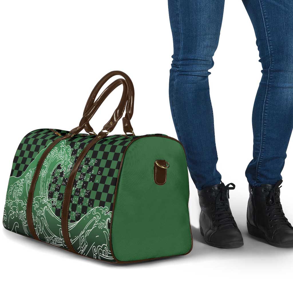 Japanese Asanoha Pattern Travel Bag Water Breathing Slayer Dragon LT9 - Polynesian Pride