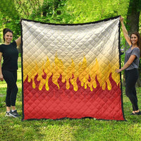 Japanese Kaen Pattern Quilt Flame Pillar Blazing Lion Heart LT9 - Polynesian Pride