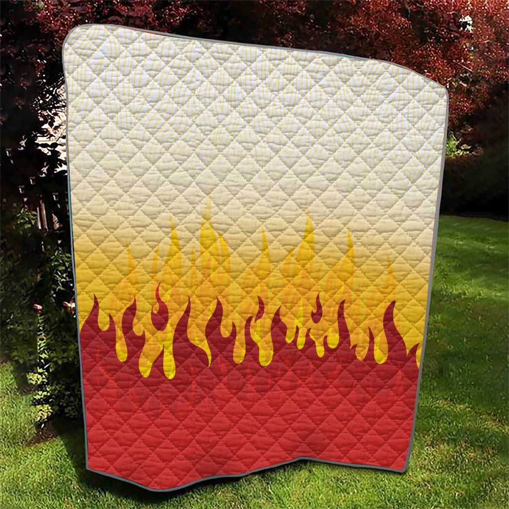 Japanese Kaen Pattern Quilt Flame Pillar Blazing Lion Heart LT9 - Polynesian Pride