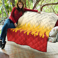 Japanese Kaen Pattern Quilt Flame Pillar Blazing Lion Heart LT9 - Polynesian Pride