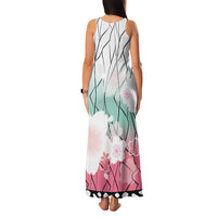 Japanese Kocho Pattern Family Matching Tank Maxi Dress and Hawaiian Shirt Insect Pillar Butterfly Flower Fairy LT9 - Polynesian Pride