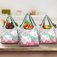 Japanese Kocho Pattern Grocery Bag Insect Pillar Butterfly Flower Fairy - Polynesian Pride