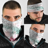 Japanese Kocho Pattern Neck Gaiter Insect Pillar Butterfly Flower Fairy - Polynesian Pride