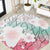 Japanese Kocho Pattern Round Carpet Insect Pillar Butterfly Flower Fairy - Polynesian Pride