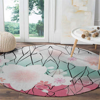 Japanese Kocho Pattern Round Carpet Insect Pillar Butterfly Flower Fairy LT9 - Polynesian Pride