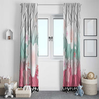 Japanese Kocho Pattern Window Curtain Insect Pillar Butterfly Flower Fairy LT9 - Polynesian Pride