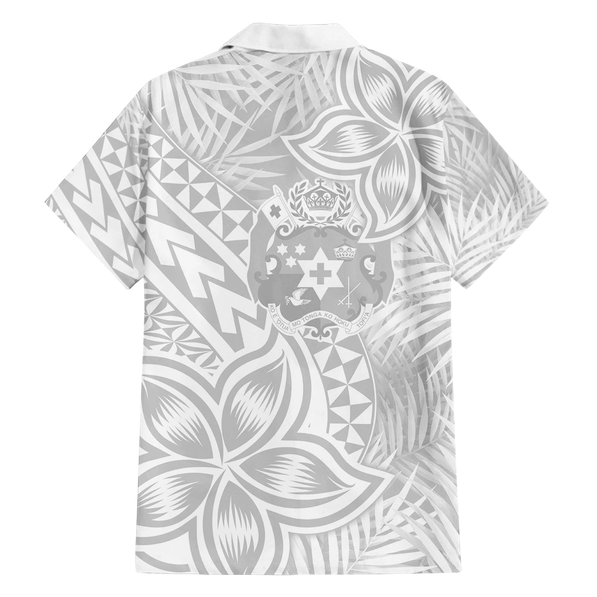 Personalised Tonga White Sunday Family Matching Summer Maxi Dress and Hawaiian Shirt Tropical Plant With Polynesian Pattern LT9 - Polynesian Pride
