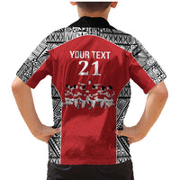 Custom Tonga Rugby Mate Ma'a Family Matching Mermaid Dress and Hawaiian Shirt Tonga XIII Make History Pacific Champions LT9 - Polynesian Pride