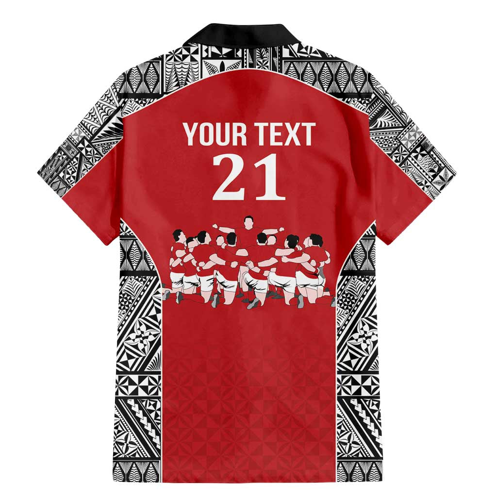 Custom Tonga Rugby Mate Ma'a Family Matching Mermaid Dress and Hawaiian Shirt Tonga XIII Make History Pacific Champions LT9 - Polynesian Pride