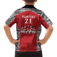 Custom Tonga Rugby Mate Ma'a Family Matching Summer Maxi Dress and Hawaiian Shirt Tonga XIII Make History Pacific Champions LT9 - Polynesian Pride