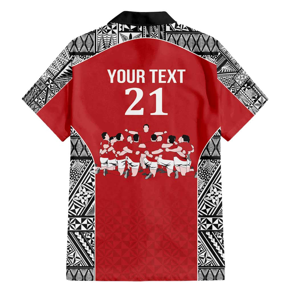 Custom Tonga Rugby Mate Ma'a Family Matching Tank Maxi Dress and Hawaiian Shirt Tonga XIII Make History Pacific Champions LT9 - Polynesian Pride